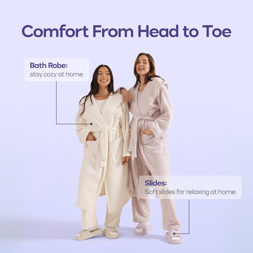 MellowSoft™ Cloud Slides: Gray / L (W8–9 / M7–8)